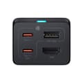 Miniatyrbillede 3 af 6: 2-i-1 GaN5 Pro vægoplader + HUB HDMI 4K-konverter 2x USB-C USB-A sort