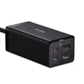 Miniatyrbillede 4 af 6: 2-i-1 GaN5 Pro vægoplader + HUB HDMI 4K-konverter 2x USB-C USB-A sort