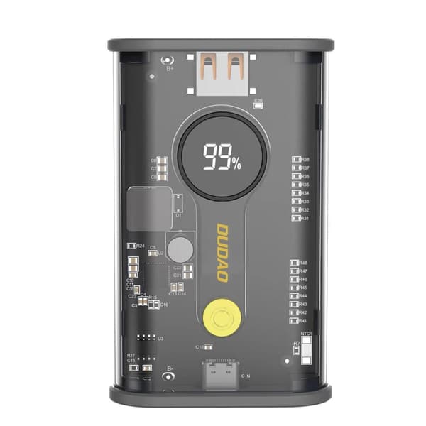 Powerbank K16 10000mAh USB-C USB-A 22,5W PD sort