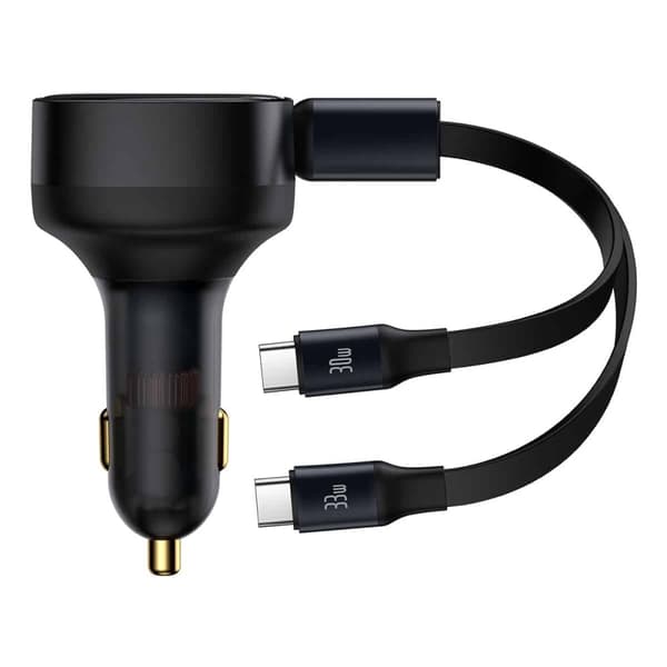2i1 Biloplader 33W 2x USB-C Enjoyment sort
