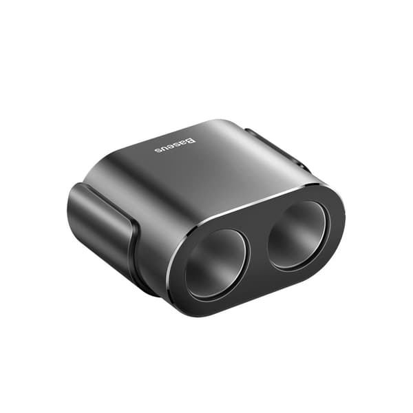 Auton tupakansytyttimen pistorasian jakaja, laturi 2x USB 3.1A 17W, musta