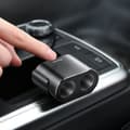 Pikkukuva 6 / 6: Auton tupakansytyttimen pistorasian jakaja, laturi 2x USB 3.1A 17W, musta