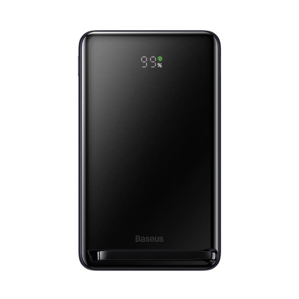 Powerbank 10000mAh med MagSafe 20W induktiv laddare och Overseas Edition-stativ, blå