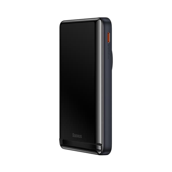 Powerbank 10000mAh med MagSafe 20W induktiv laddare och Overseas Edition-stativ, blå