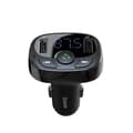 Miniatyrbild 3 av 6: Bluetooth FM-sändare TF SD-kort billaddare 2x USB svart