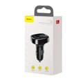Miniatyrbild 6 av 6: Bluetooth FM-sändare TF SD-kort billaddare 2x USB svart