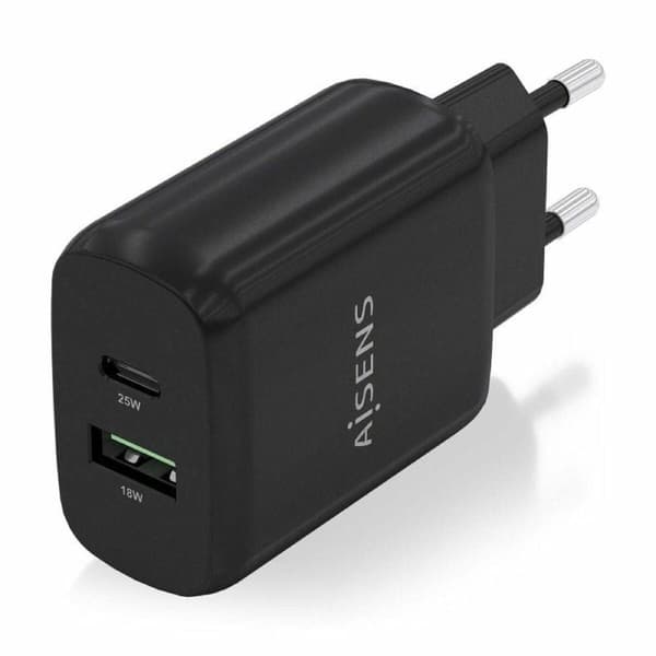 Vegglader Aisens A110-0759 Svart 25 W (1 enheter)