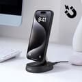 Miniatyrbild 3 av 4: Induktionsladdare - BELKIN - BoostCharge Pro - 15W - Fällbart stativ - Qi2
