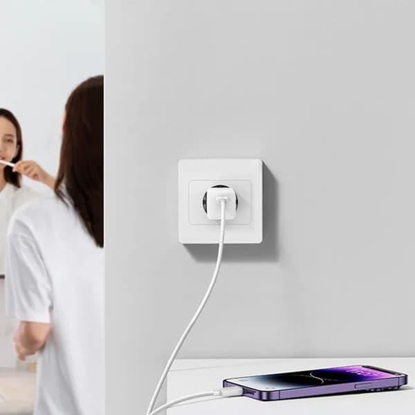 Snabbladdare - BASEUS - GAN 5 Mini - 20W - Typ-C - Svart