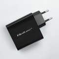 Miniatyrbillede 5 af 8: Vægoplader Qoltec 52380 Sort 65 W (1 enheder)