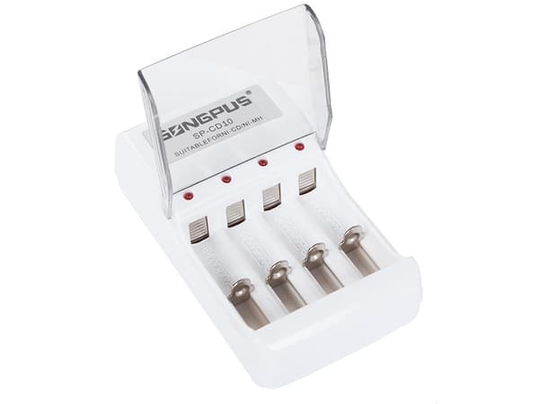 4x Batterioplader - AA/AAA Batterier