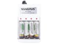 Miniatyrbillede 2 af 7: 4x Batterioplader - AA/AAA Batterier
