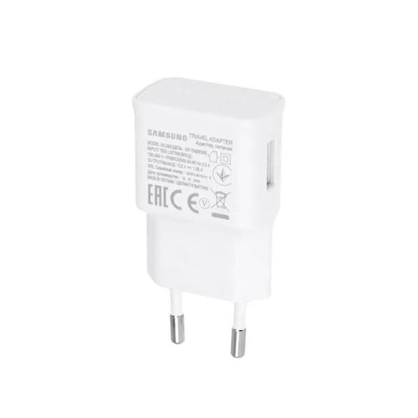 USB-laddare, 1,55 A - Samsung (EP-TA50EWE) - Vit