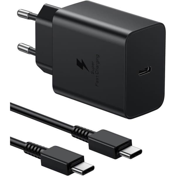 Laddare för Samsung 45W, Snabbladdning och 1M Kabel för Samsung Galaxy S24/S22/S25 Ultra, S24 Plus, S23 +, Z Fold5, Flip5, mm, Svart