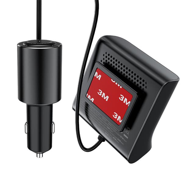 Autolaturi latausasema 90W USB-C 3x USB QC 3.0 musta