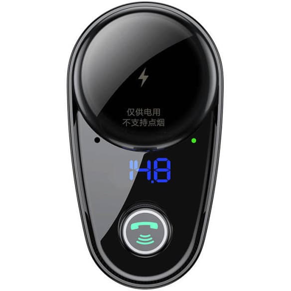 2in1 Bluetooth FM-bilsändare och 2x USB-laddare, svart
