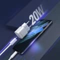 Miniatyrbillede 4 af 6: 20W USB Type C vægoplader, hvid