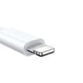 Miniatyrbillede 6 af 6: 3-i-1 kabel USB-A-kabel med induktiv oplader + 1x iPhone Lightning + 1x USB-C 1,2 m hvid