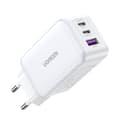 Miniatyrbillede 3 af 6: GaN 65W USB-A / 2x USB-C hurtigoplader, hvid