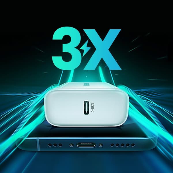 USB Power Delivery 3.0 Quick Charge 4.0+ 20W 3A hvid oplader