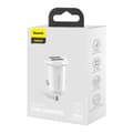 Pikkukuva 5 / 6: Grain Pro 2x USB 4.8A autolaturi tupakansytyttimeen, valkoinen