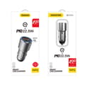 Miniatyrbillede 1 af 5: USB-C PD QC 22,5W USB biloplader, grå