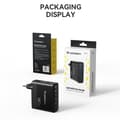 Miniatyrbild 4 av 6: Nätladdare 100-240V GaN 140W 3x USB-C / 2x USB-A svart