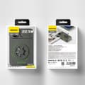 Miniatyrbillede 5 af 6: Stilfuld powerbank 10000mAh 22,5W USB-A / USB-C med display, grå