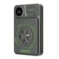 Miniatyrbillede 1 af 6: Stilfuld powerbank 10000mAh 22,5W USB-A / USB-C med display, grå