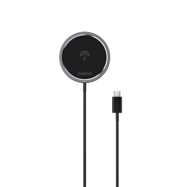 Magnetisk induktiv laddare för MagSafe 15W telefon, svart