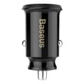 Miniatyrbillede 2 af 6: Mini biloplader til telefon 2x USB Grain Biloplader sort