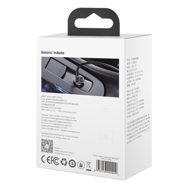 Grain PRO 2x USB 4.8A billader, sort