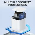 Miniatyrbillede 6 af 6: 100-240V PD USB-C 20W vægoplader, hvid