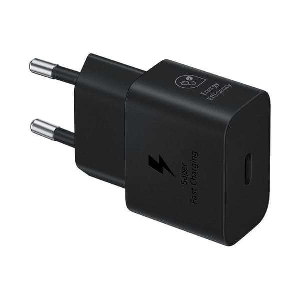 Samsung GaN USB-C 25W SFC vægoplader, sort Sort
