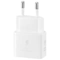 Miniatyrbillede 2 af 3: Samsung GaN USB-C 25W SFC vægoplader, hvid