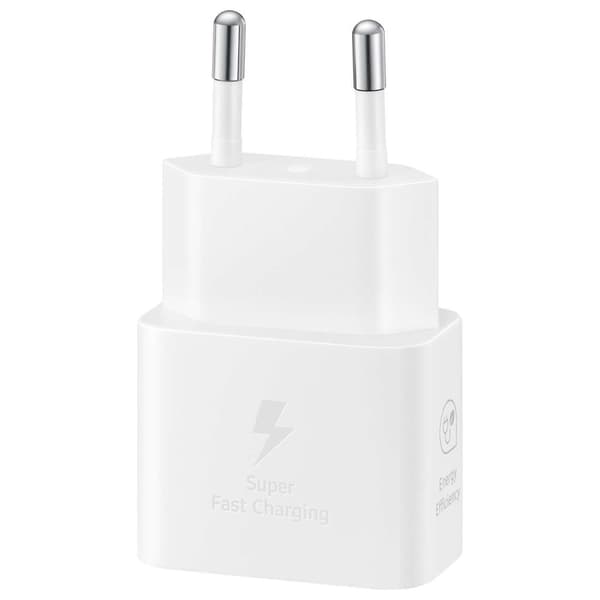 Samsung GaN USB-C 25W SFC vægoplader, hvid