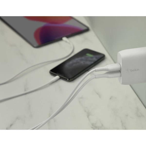 Belkin Kaksiporttinen Usb-a-seinälaturi X2 12w Valkoinen