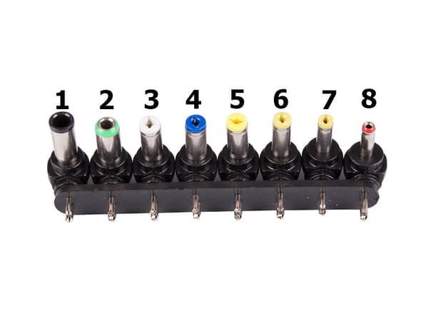 Universal Strömadapter till Laptop - 8-Adaptrar