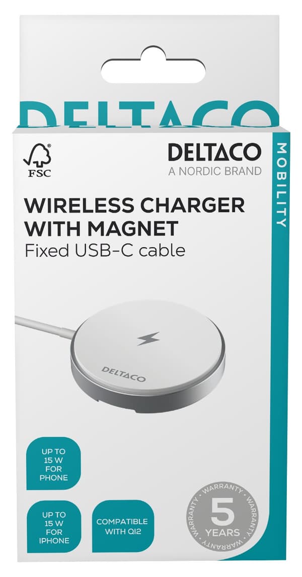 Magnetic wireless charger, 15W for iPhone 13/14/15/16