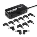 Miniatyrbild 1 av 4: Nätadapter - TooQ - TQLC-90BS02AT - 90W - 2 USB-portar - Svart