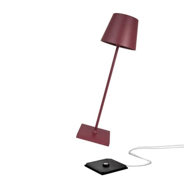 LAMPADA POLDINA PRO TAVOLO BORDEAUX