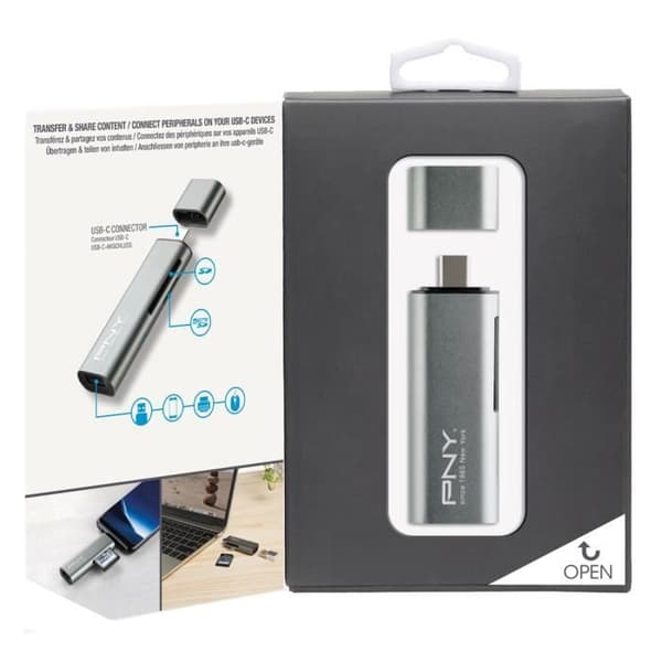 PNY USB-C kortläsare - USB