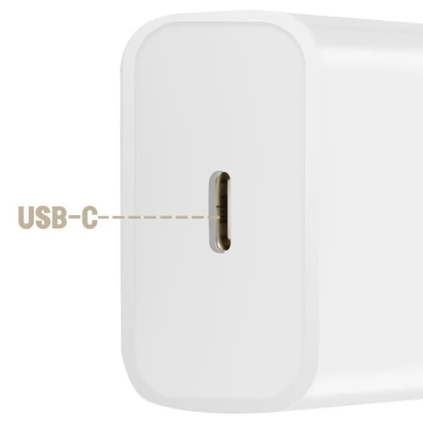 Laddare - MAYAXESS - iPhone 15/16 - 20W - USB-C - Snabbladdning och avancerad säkerhet