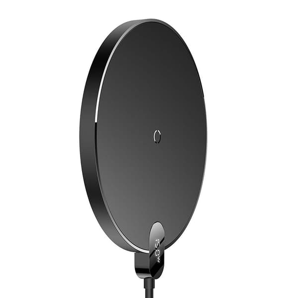 Induktiivinen langaton laturi Baseus Digital LED 15W (musta)