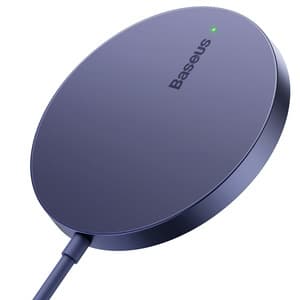 Magnetisk trådløs lader Baseus Simple Mini3 15W (Støvet lilla)