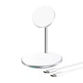 Miniatyrbilde 1 av 3: Trådløs lader Choetech T581-F med stativ (hvit)