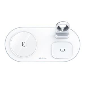 Trådløs oplader Mcdodo CH-7062 3 i 1 15W (mobil/TWS/Apple watch) (hvid)