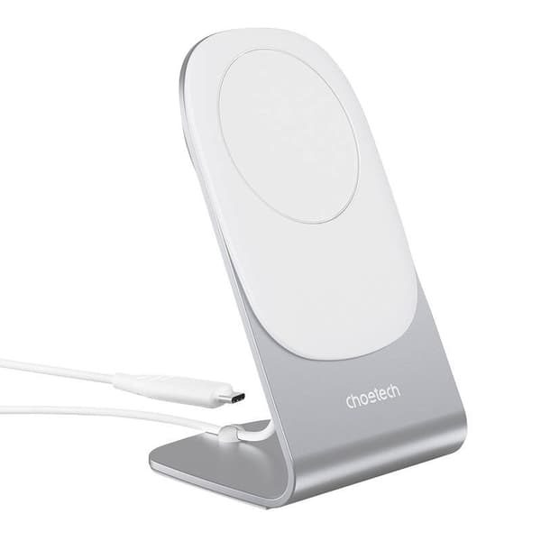 Ładowarka bezprzewodowa med uchwytem Choetech T518-F+H046, 15W (biła)