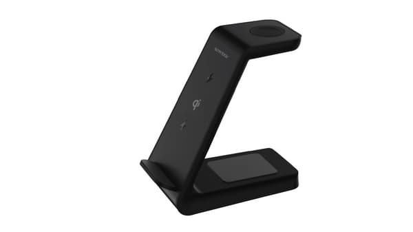 Wireless charging stand, 3-in-1, 15 W, 5 W, 3 W
