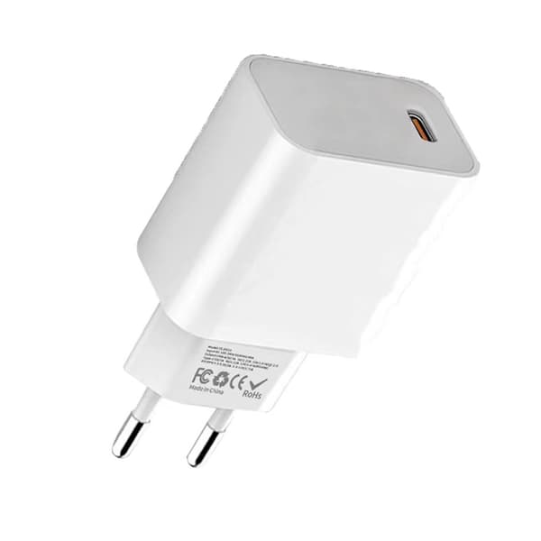 iPhone 20W Snabbladdare - USB-C Väggadapter & Laddkabel för iPhone, iPad, MacBook & Samsung